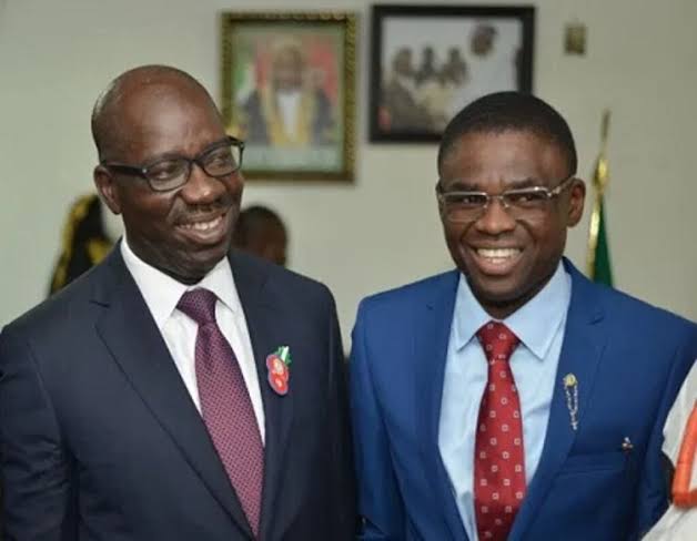  Obaseki-Shaibu feud: Notice of Impeachment Served On His Deputy Philip Shuaibu