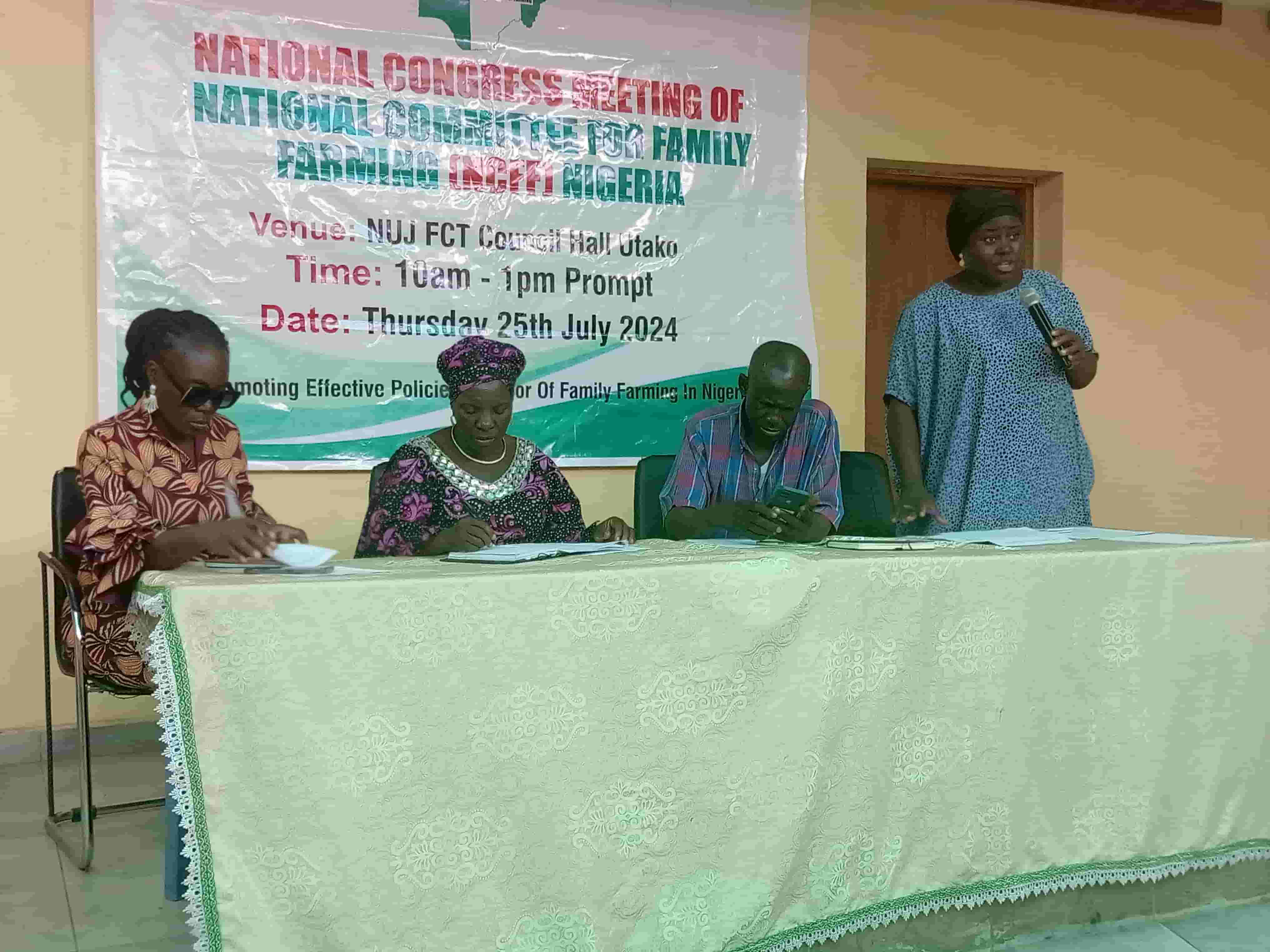 National Committee For Family Farming committed to improving sustainable food security for Nigerians