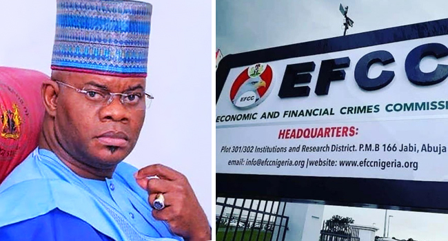 EFCC stormed Kogi Govt Lodge to  arrest Yahaya Bello, says Aide