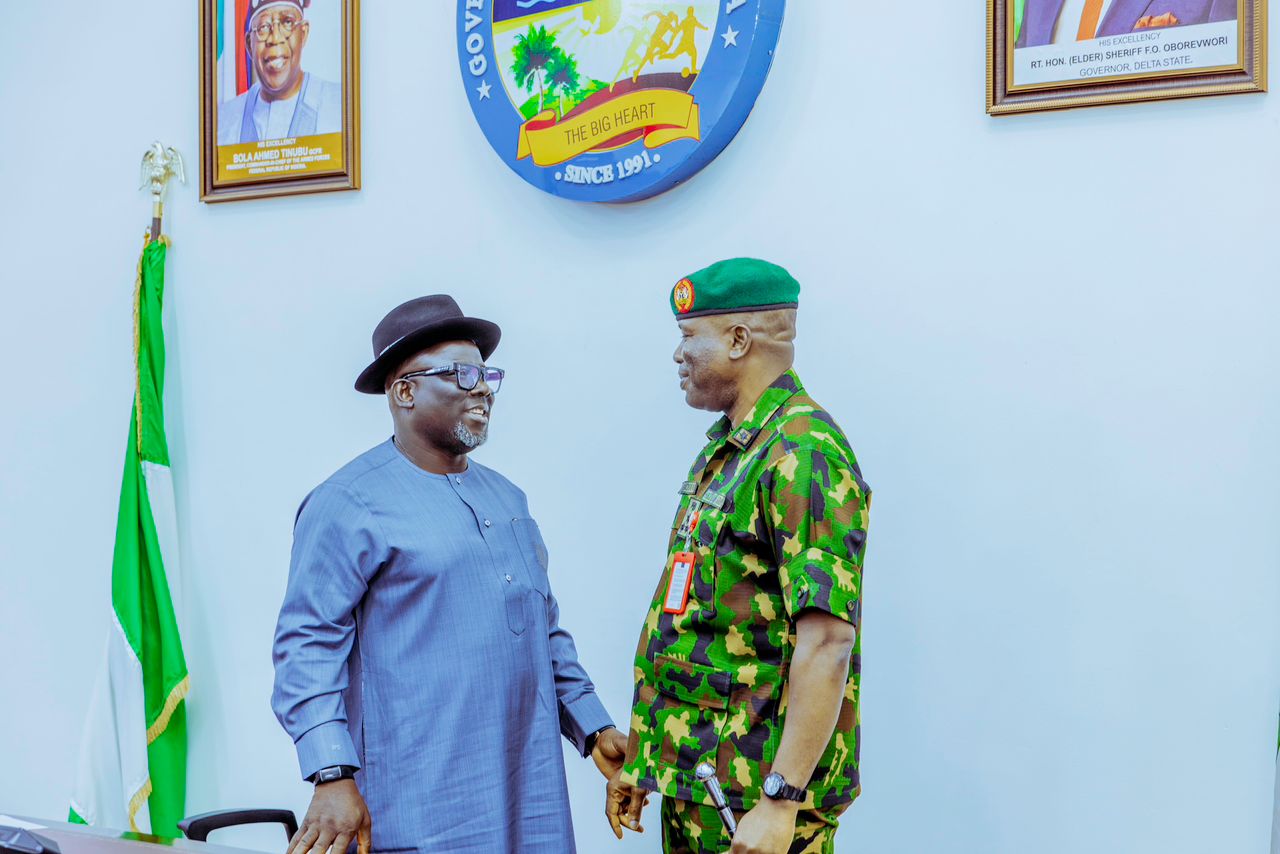 Air Force Chief, Abubakar hails Oborevwori over support to military, execution of M.O.R.E Agenda