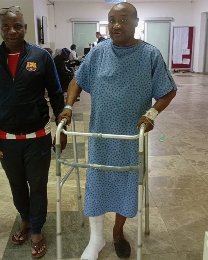 Tijani Babangida recuperating well in an Abuja hospital, thank Uba Sani, others
