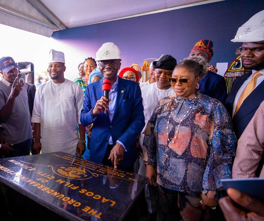 Sanwo-Olu Kicks Off Construction Of $100m Lagos Film City Project  ...Govt, private investors partner to deliver multipurpose entertainment campus in Ejinrin