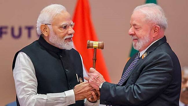 India hands over G20 presidency to Brazil