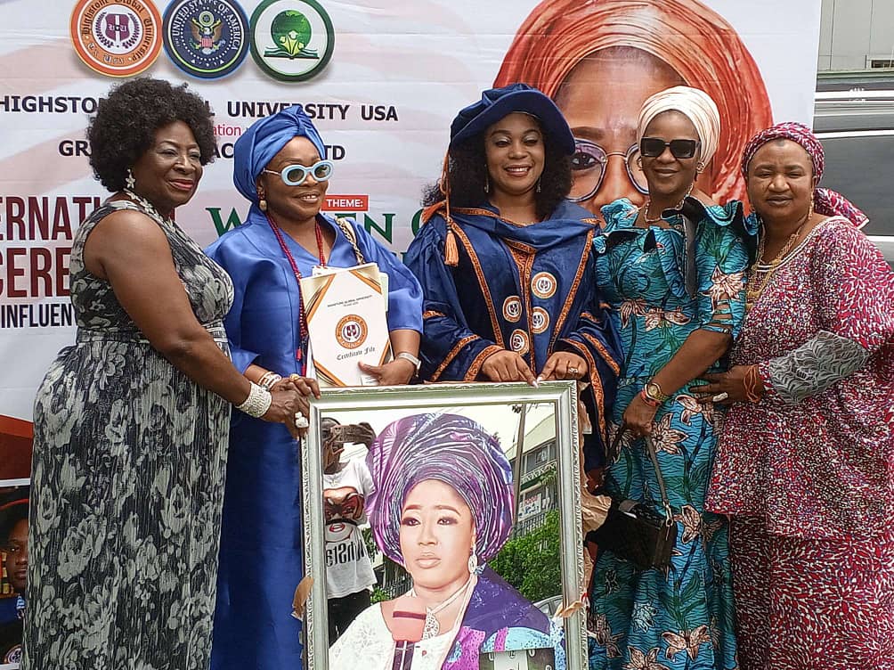 Tinubu"s daughter Folashade awarded Highstone university decoration Honours 