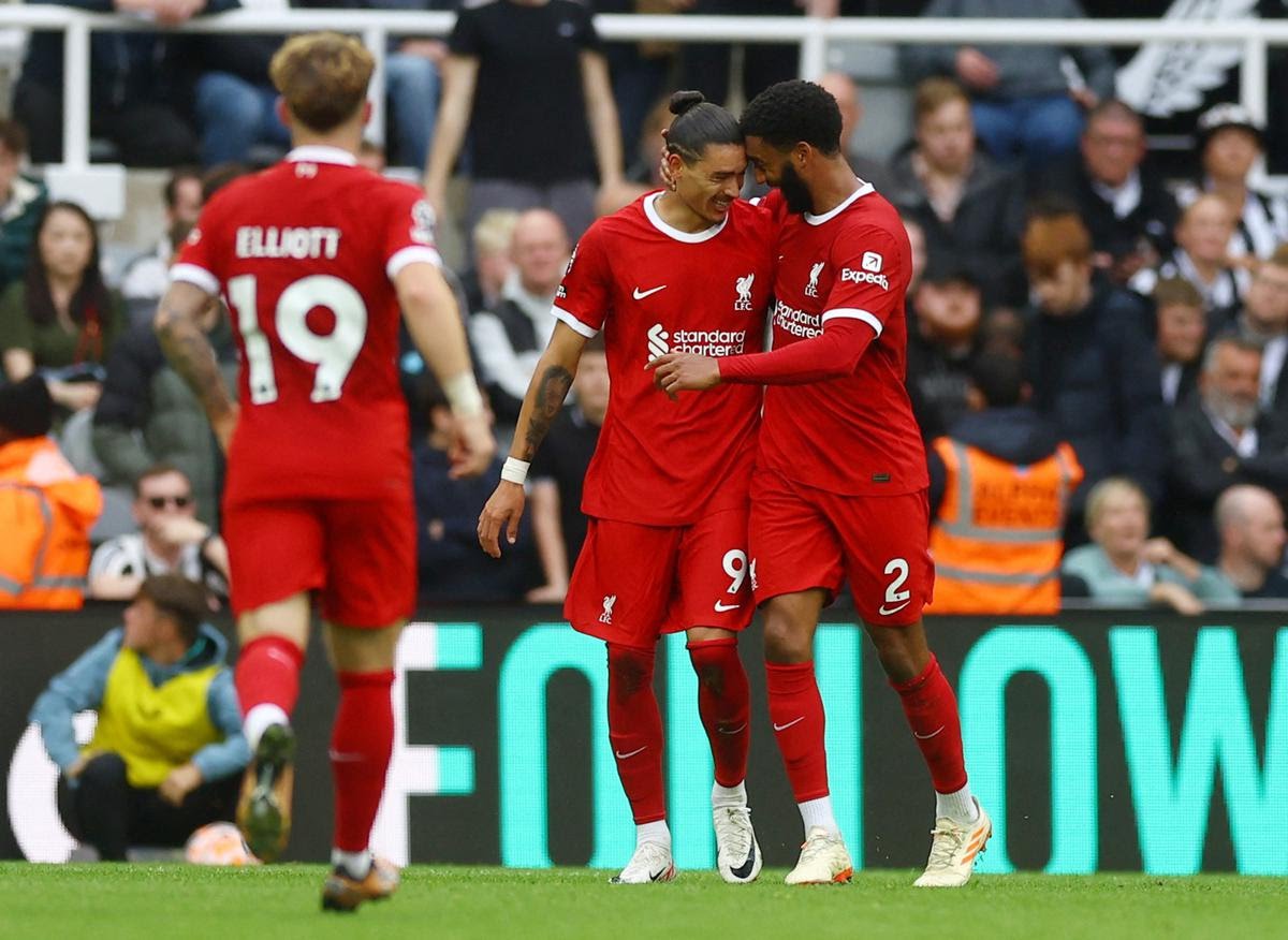 Super-sub Nunez grabs 2-1 win for 10-man Liverpool against Newcastle