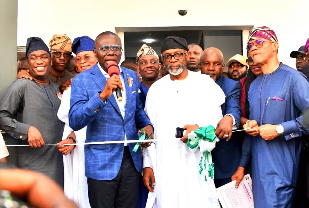 Sanwo-Olu commissions 80-bed Femi Gbajabiamila hospital, youth development center in Surulere   