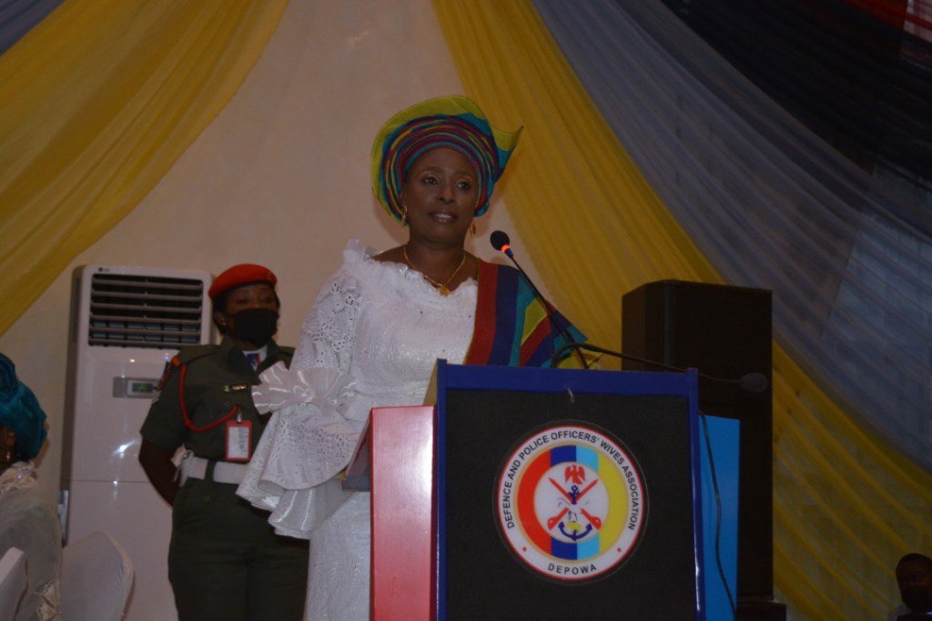 Military officers’ wives honour Mrs Irabor as new DEPOWA President assumes office