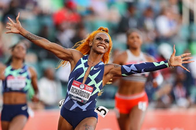 American Richardson claims world gold in women’s 100m