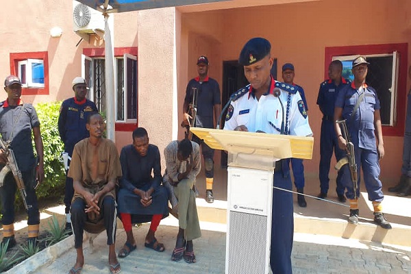 NSCDC nabs 3 suspected criminals in Katsina