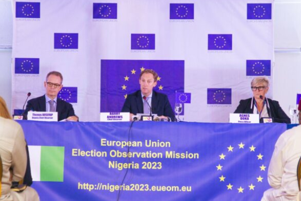 FG rejects EU-EOM report on 2023 elections