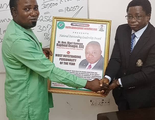 Edo Legacy Foundation Recognizes Samson Osagie as Niger Delta Peace Ambassador  …..As prominent Nigerians hail award 