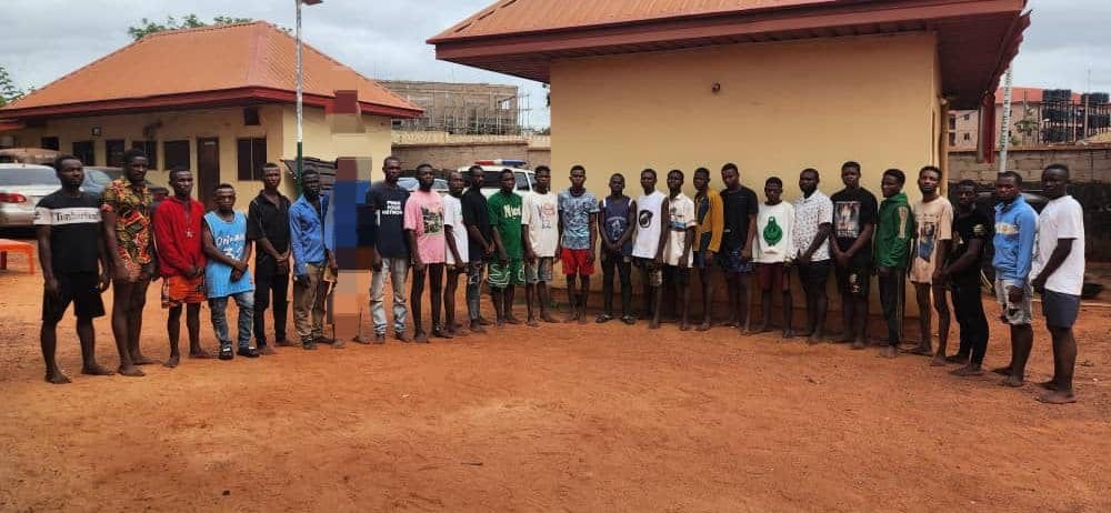 Police arrest, arraign 26 suspects allegedly involved in cult-related activities in Enugu