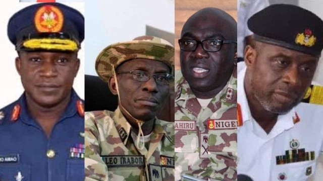 Insecurity: Service Chiefs to brief lawmakers on Thursday