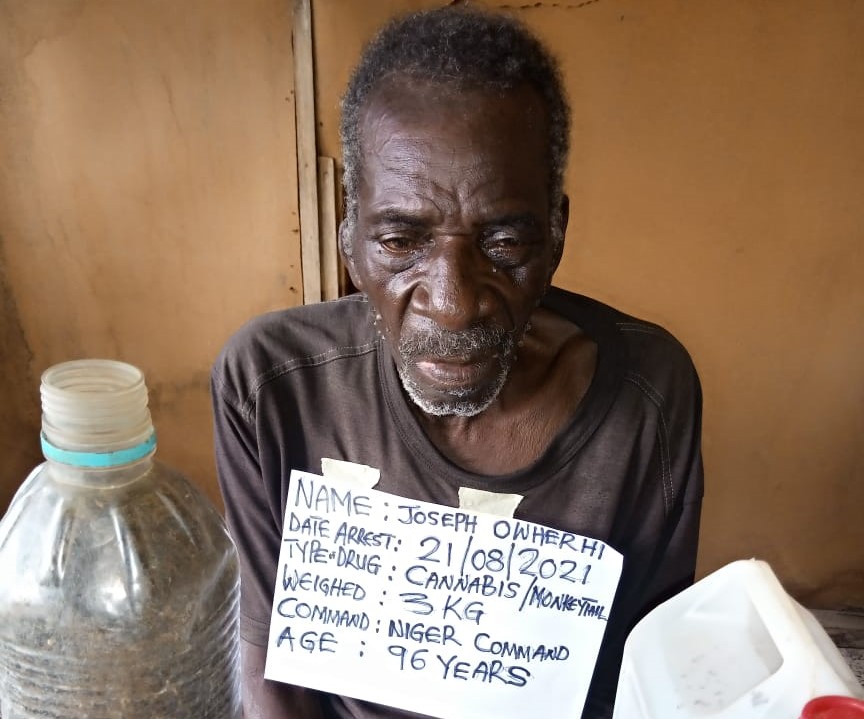 96-year-old ex-soldier, trans-border drug traffickers arrested in Niger, Adamawa