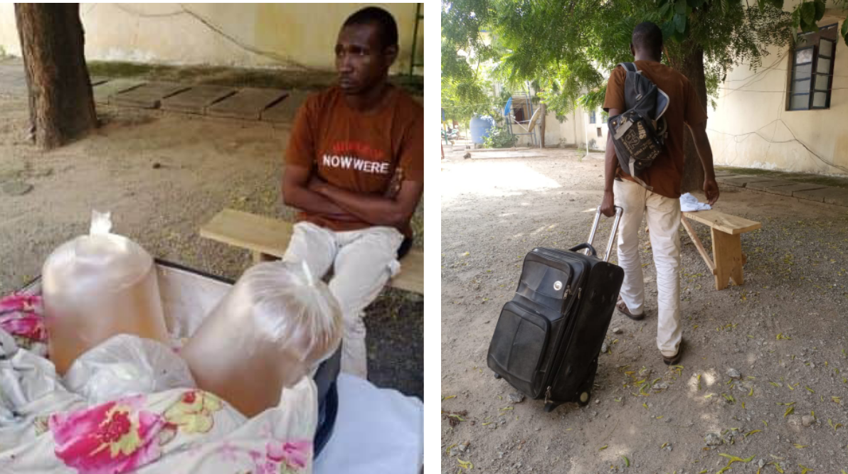 Katsina Police arrest man with 32 litres of petrol concealed in travelling bag