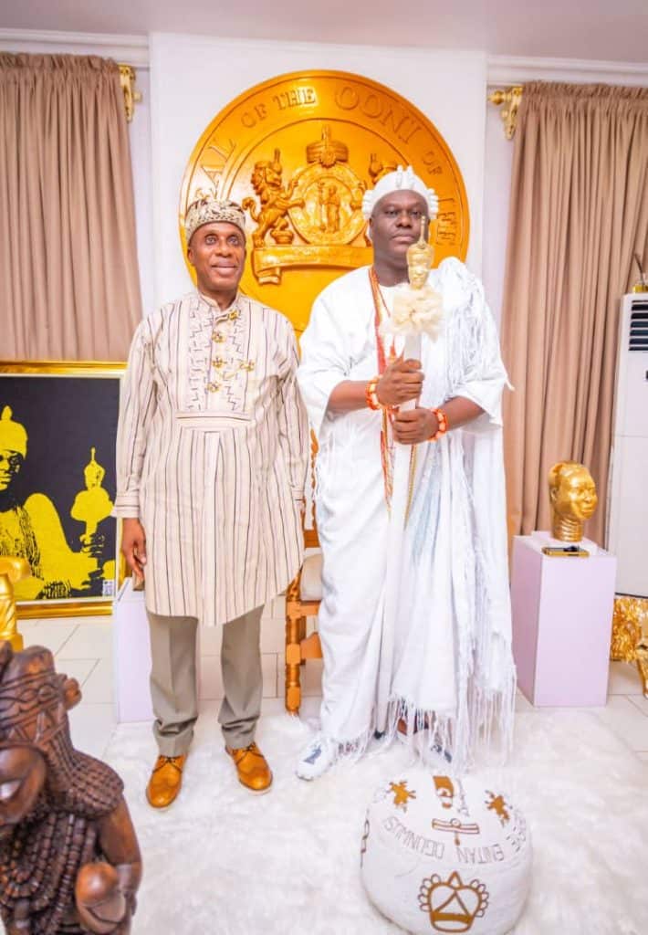 2023 Presidency: Rotimi Amaechi storms Ile- Ife to consult Ooni