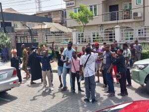 Youths protest in Lagos over disenfranchisement