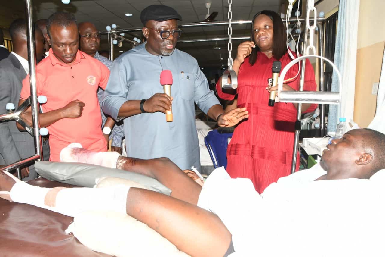 Oborevwori visits Bayelsa accident victims, sympathises with survivors 