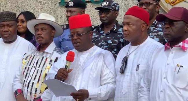 South-east governors kick against secession, say ‘Igbo committed to one Nigeria’