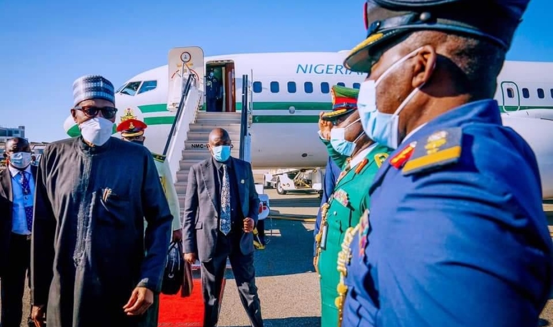 Buhari arrives Washington DC for U.S.-Africa leaders Summit