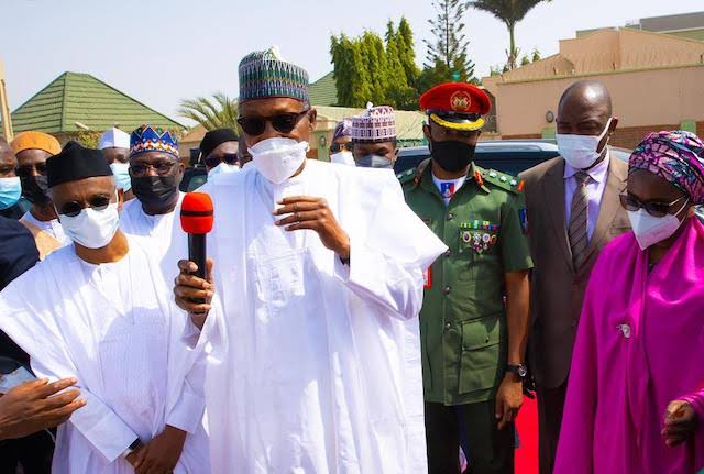 Terrorists will be crushed, Buhari reassures Kaduna residents