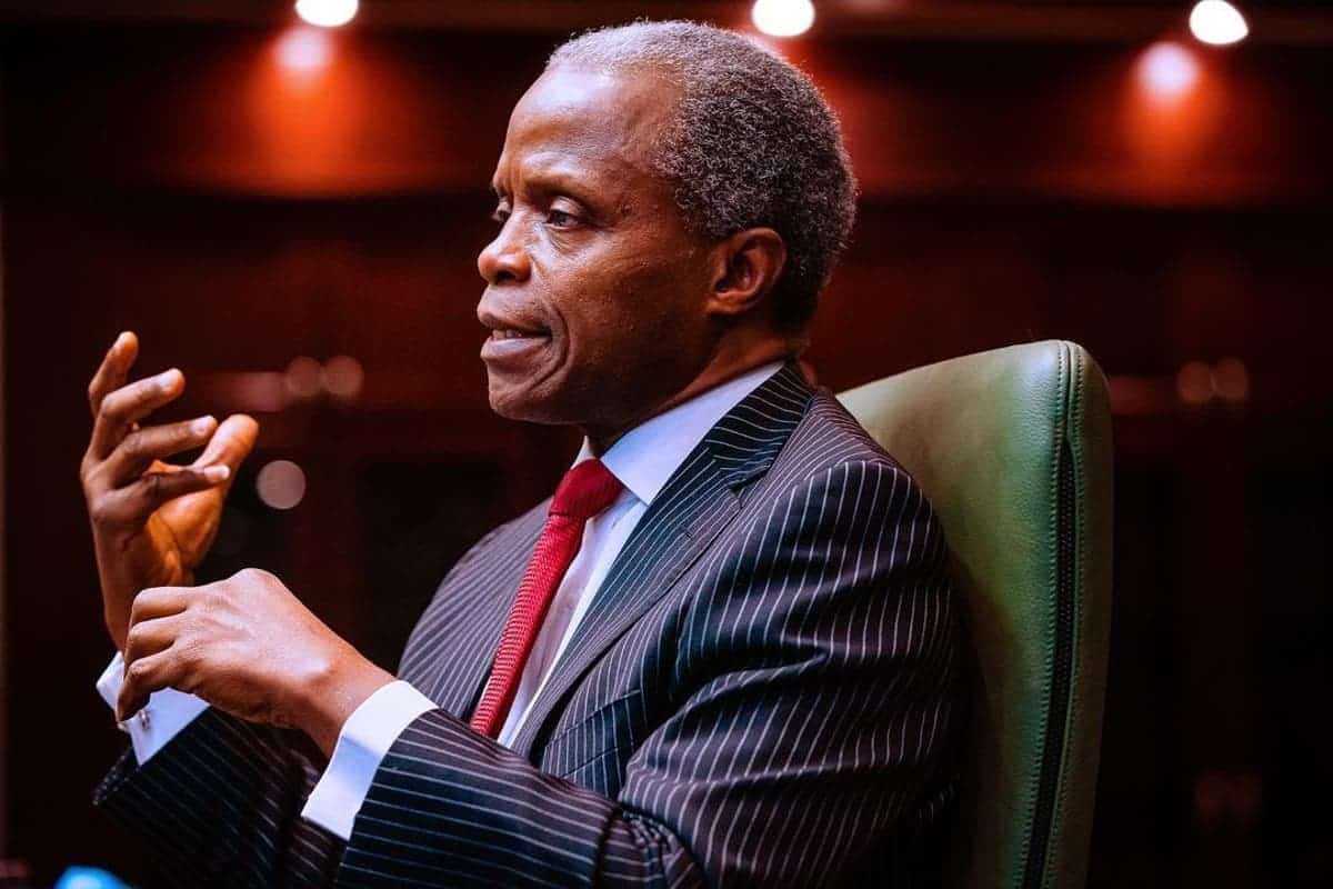Those waiting for Nigeria to breakup will be disappointed- Osinbajo says Nigeria will not break up.