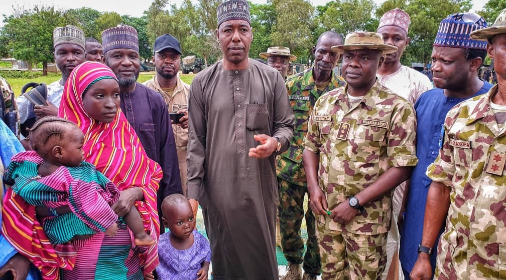 Zulum recieves another rescued Chibok schoolgirl