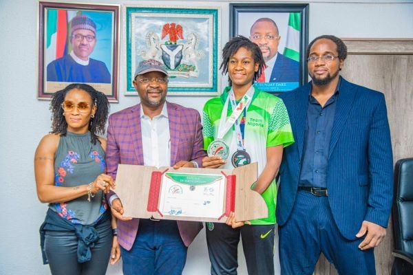 Tokyo Olympics: Nigeria looking forward to celebrate you- Minister tells Anyanacho, Oshonaike.