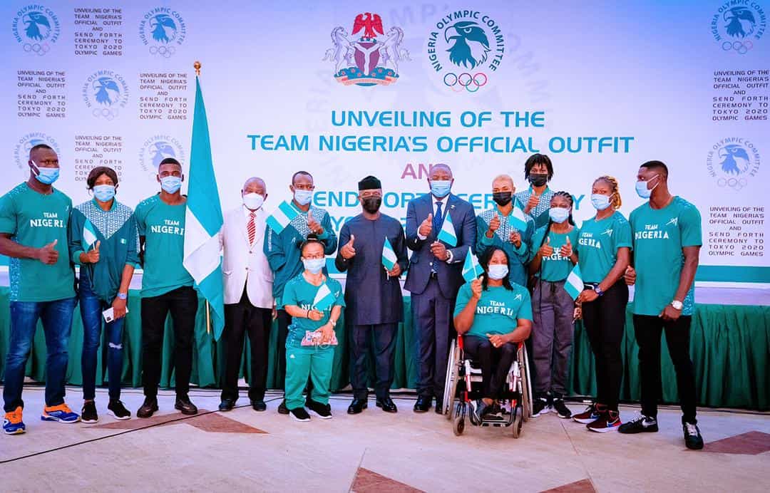 Tokyo: Osinbajo charges Team Nigeria to remember Atlanta, Sydney exploits